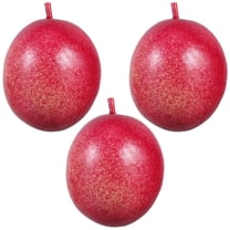 OFFIGAM 3Pcs Decorative Fake Passion Fruit for Display Realistic Purple Foam Fruit Models