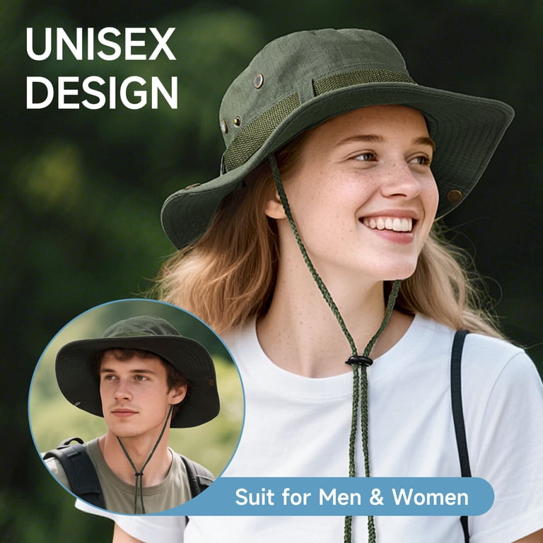 Wide Brim Bucket Hat Sun Hat for Hiking Fishing Travel s-l400.jpg main image 4