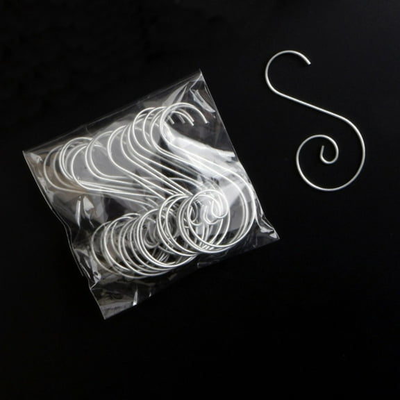 20 PCS Metal Ornament Hooks for Christmas Tree Decorations and Floral Arrangements