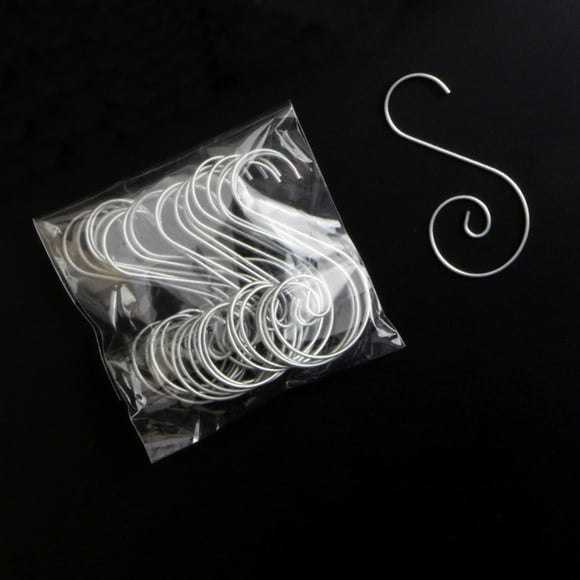 Vaidha 20 PCS Ornament Hooks - Hook Decorating Metal Wire Hangers For Deco