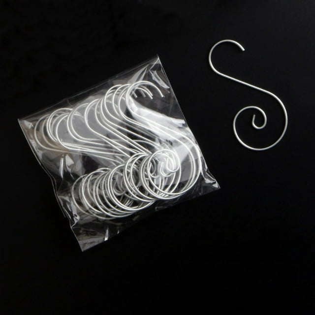 Vaidha 20 PCS Ornament Hooks - Hook Decorating Metal Wire Hangers For Deco