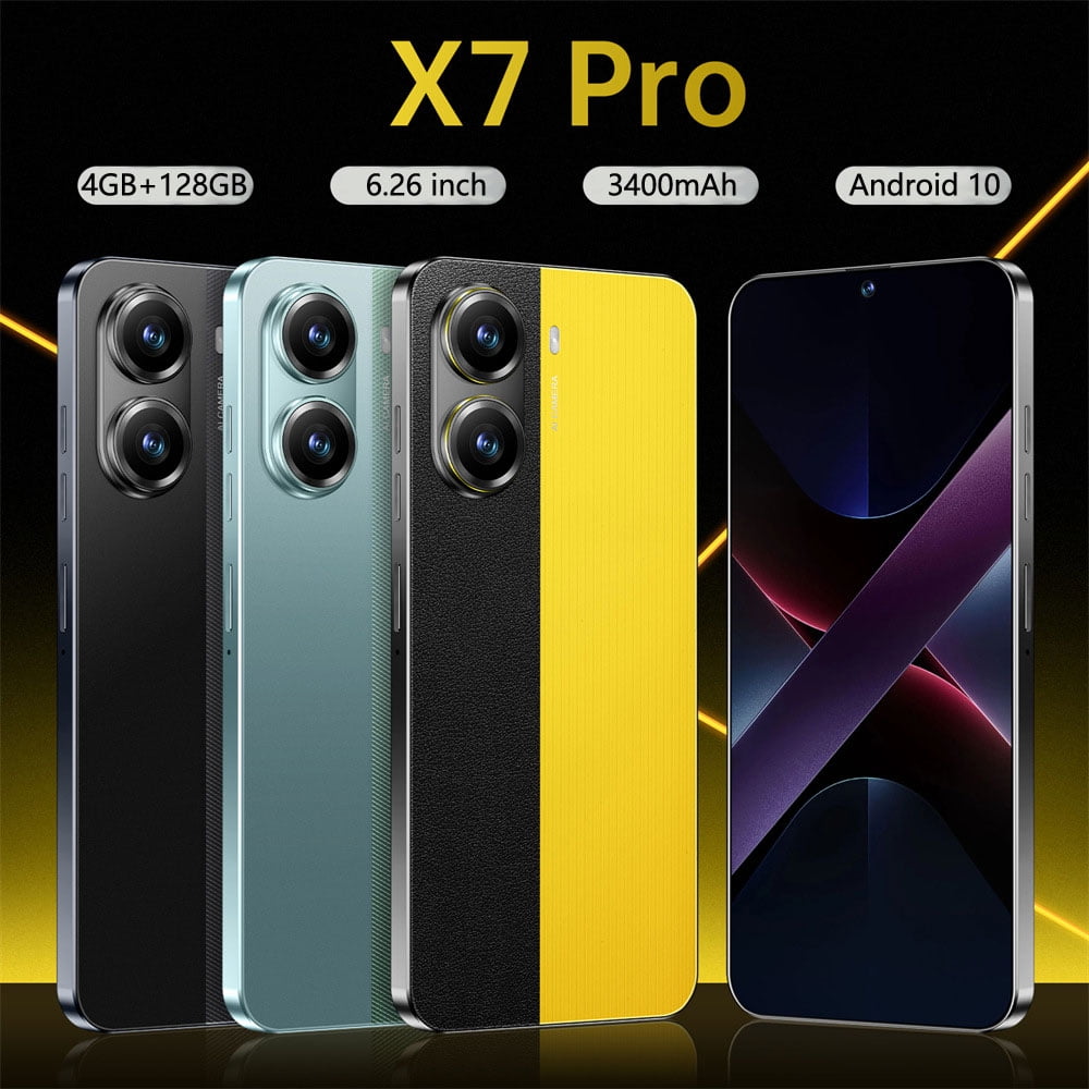 T-Mobile Facing Unlocking Mobile Phones, Unlocked Android Phones, CHYCET 6.26"HD , 4GB +128GB , 4G Dual Sim Smart Phone,16MP Camera , Cell Phone , X7 PRO