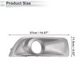 thumbnail image 4 of Cubierta de rejilla de luz de niebla delantera derecha única para Subaru Outback 2010-2012, inserciones de luz de niebla del parachoques delantero, No. 57731AJ42A, ABS, 1 Pc, 4 of 7
