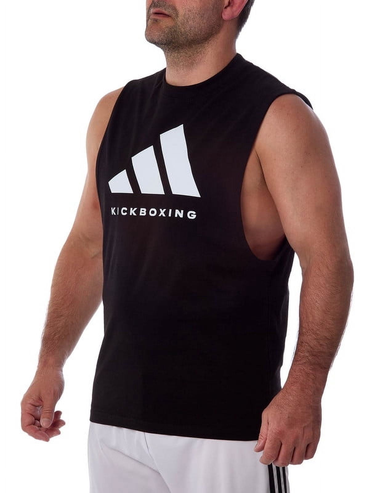 Adidas Kickboxing Tank Top, Active Workout - 100% Cotton Sleeveless Athletic Tank Men Women