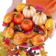 thumbnail image 4 of Sunisery Fall Thanksgiving Decoration Mini Artificial Pumpkins for Home Halloween Sets, 4 of 5