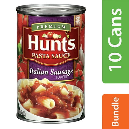 (10 Pack) Hunt's Italian Sausage Pasta Sauce, 24 (Best Canned Vodka Sauce)