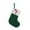 GN-42, variant on AuroraX Green Knitted Wool Christmas Stocking with Initials Plush Personalized Embroidered Monogrammed Mini Christmas Stockings 7" Hanging Socks for Holiday Party Gifts Decor