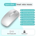 thumbnail image 2 of M108 AI Smart Voice Mouse 10m Wireless Rechargeable 5-Key Mouse for Windows Mac - Grey, 2 of 5