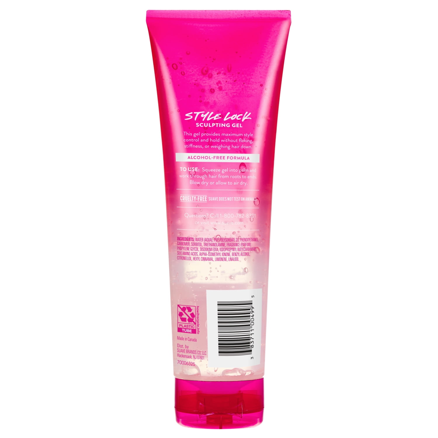 Suave Style Lock Sculpting Hair Gel, Alcohol-Free, Maximum Hold, Soft & Smooth, 9 OZ