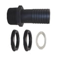 thumbnail image 1 of DOLITY Barrel Duct, Rain Barrel Hose Nozzle, Barrel Base Joint Tank Overflow Connector, 38mm, 1 of 9
