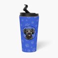 thumbnail image 3 of Carolines Treasures WDK1167TBL215 7.25 x 3.5 in. Unisex Poodle Toy Grey Stainless Steel 16 oz Tumbler, Blue, 3 of 5