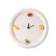 thumbnail image 4 of Reloj de pared decorativo, ligero y silencioso, ideal como adorno de obra de arte para habitación. Ronda blanca, 4 of 9