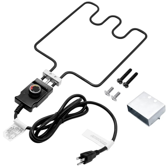 Heating Element 1500W for Masterbuilt Electric Smoker and Grill, with Adjustable Thermostat Cord Controller, for Masterbuilt Smokers & Turkey Fryers