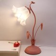 thumbnail image 1 of Lámparas de mesa de flores, luz de escritorio creativa de estilo moderno para decoración de oficina en el hogar (rosa), 1 of 8
