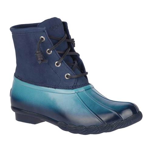 Sperry Women's Saltwater Ombre Duck Booties - Blue 6.5M