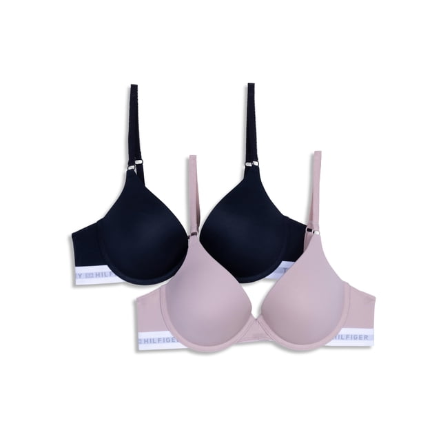Sostén Tommy Hilfiger 2-Pack Push-Up con Aro 34C