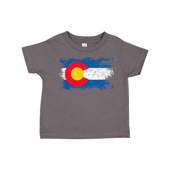 Inktastic Colorado Flag Distressed Look Boys or Girls Toddler T-Shirt