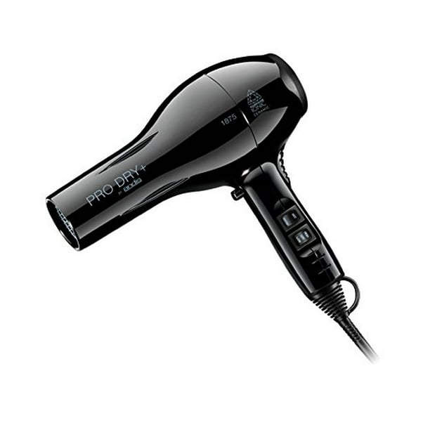 Andis Pro Dry+ Tourmaline Ionic Ceramic 1875W Hair Dryer, Black