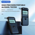 thumbnail image 4 of Alcoholímetro portátil con pantalla LCD, detector de alcohol preciso, analizador de aliento para uso doméstico., 4 of 5