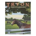 thumbnail image 2 of Tryon, Horse Farm, Pasture Scene (1000 Piece Puzzle, Size 19x27, Challenging Jigsaw Puzzle for Adults and Family, Made in USA), 2 of 4