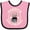 Pink and Black, variant on Inktastic Daddy Golf Buddy Boys or Girls Baby Bib