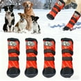 thumbnail image 1 of All Weather Protective Pet Boots with Soles and Reflective Strips for Outdoor Adventures, 1 of 4