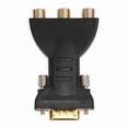 thumbnail image 3 of 4X 3  RGB Female to HD 15-Pin VGA Style Component Video Jack Adapter Conventer, 3 of 6