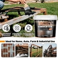 thumbnail image 4 of 2-in-1 Rust Converter & Metal Primer, 35oz Matte Black Rust Inhibitor Paint for Metal, Ultra Automotive Rust Reformer & Seal, Heat Resistance Trailer Paint for Chassis, Frame, Marine, Industrial, 4 of 8