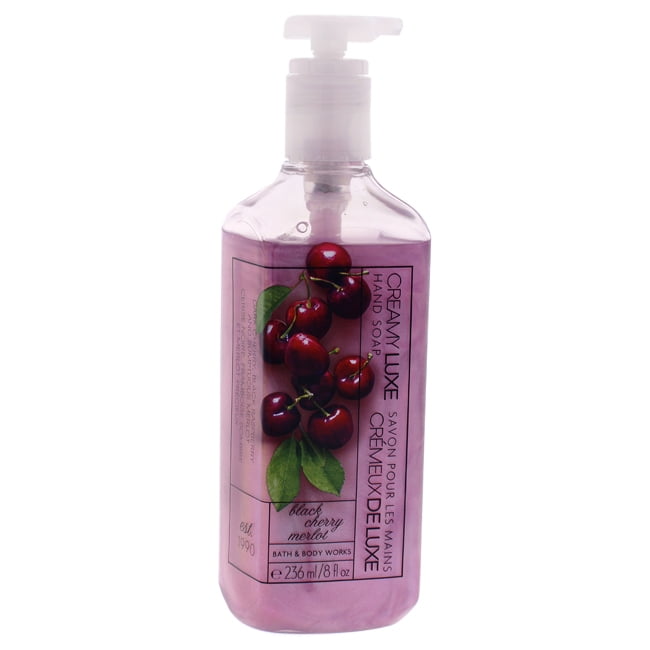 Black Cherry Merlot Creamy Luxe Hand Soap by Bath and Body Works for