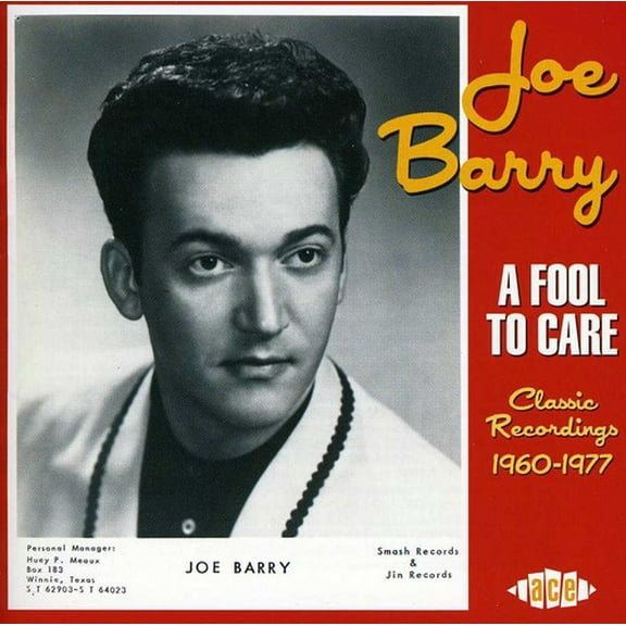 Joe Barry - Fool to Care - Music & Performance - CD