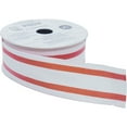 thumbnail image 4 of Striped Ribbon, Red and White, 18', by My Texas House, 4 of 5