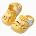 thumbnail image 3 of KPOPLK Kids Clouds Sandals Boys Toddler Sandals Slides Clouds Slippers Summer Shower Beach Pool Slip on Water Shoes Size 6,Yellow, 3 of 7