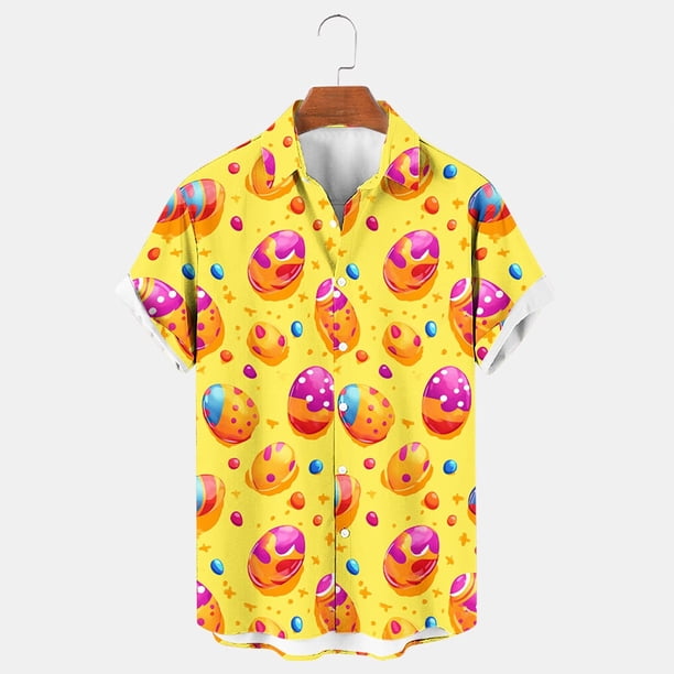Blusa y camisa de manga corta con cuello vuelto para hombre, camisa informal de moda para hombre, camisa de manga corta con cuello vuelto, camisa de verano con botones, blusa de poliéster para hombre