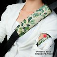 thumbnail image 2 of WYYP Floral Pattern Green Leafy Design Car Safety Seatbelt Shoulder Pad 1Pcs, 2 of 5