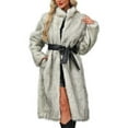 thumbnail image 5 of Turilly Womens Jackets Ladies Women Plus Size Luxury Faux Furs Coat Warm Outerwear Long Coat, 5 of 6