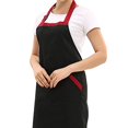 thumbnail image 1 of Novo Apron For Women/Men With Pocket - 26"x28" Garden Apron Black, 1 of 3