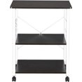 thumbnail image 4 of Kitchen Microwave Cart Kitchen Bakers Rack, Microwave Stand 3 Tier Rolling Kitchen Cart with Storage, Modern Nightstand End Table Coffee Bar Cart for Living Room Bedroom Kitchen Organization, 4 of 6