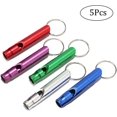 thumbnail image 1 of SHENMO Ensemble de Sifflet Extérieur en Alliage d'Aluminium - 5 Pcs, Idéal pour Randonnée, Camping et Escalade, 1 of 5