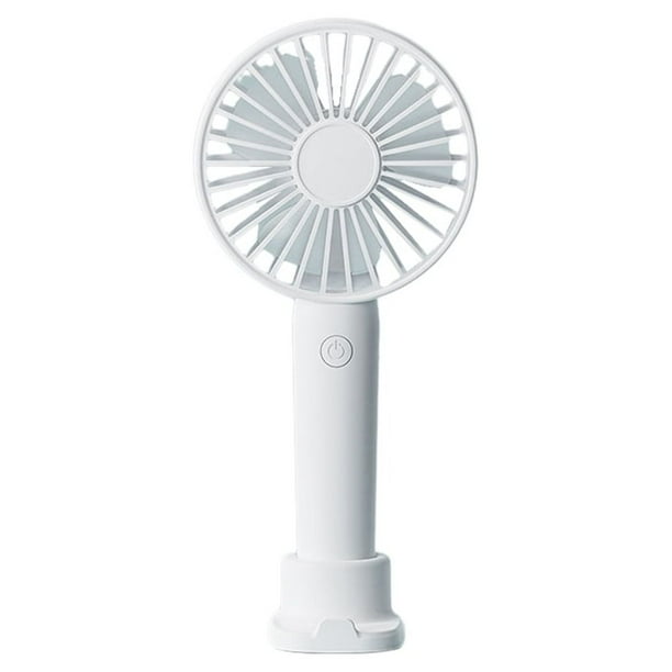 Naiovety Ventilador portátil 1200mAh Recargable Mini Escritorio Silencioso Aire acondicionado 3 Velocidades Herramientas de enfriamiento Type3 NO3