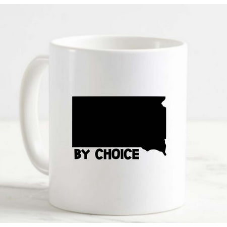 

Coffee Mug South Dakota By Choice Home Love Hometown White Cup Funny Gifts for work office him her