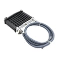 thumbnail image 3 of DYNWAVECA Motorcycle Engine Oil Cooler Kit Radiator System ATV Half Helmet Modification Parts for 125cc 140cc 150cc - black, 3 of 6