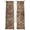 Dark Yellow Dark Brown, variant on Leopard Printed Sheer Curtains 84 Inch Length 2 Panels for Living Room, Modern Animals Textured Brown Voile Kitchen Curtain Set, Luxury Privacy Drapes Window Treatment for Bedroom