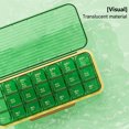 thumbnail image 3 of YAOMOBB Daily Case Weekly Tablet Storage Box Dust proof 7 Day Fish Oil Vitamin Tablet, 3 of 6