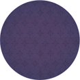 thumbnail image 1 of Ahgly Company Machine Washable Indoor Square Transitional Plum Purple Area Rugs, 3' Square, 1 of 7