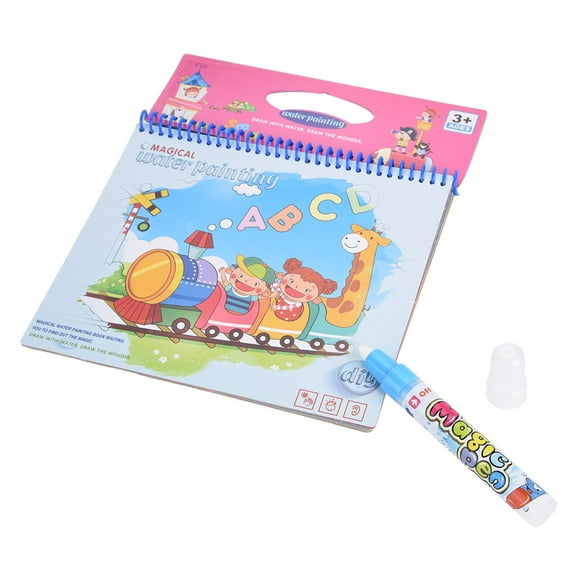 Libro Para Colorear Para Niños, Libro Para Colorear De Agua Diseño De Hoja Suelta Fácil De Transportar Para La Educación Temprana Para El Juguete Preescolar