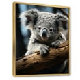 thumbnail image 2 of Designart "Serene Moments with Koalas" Animals Floater Framed Canvas Print, 2 of 7