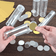 thumbnail image 5 of 30Pieces Coin Tubes Assorted Sizes Storage Clear Plastic Point, 5 of 6