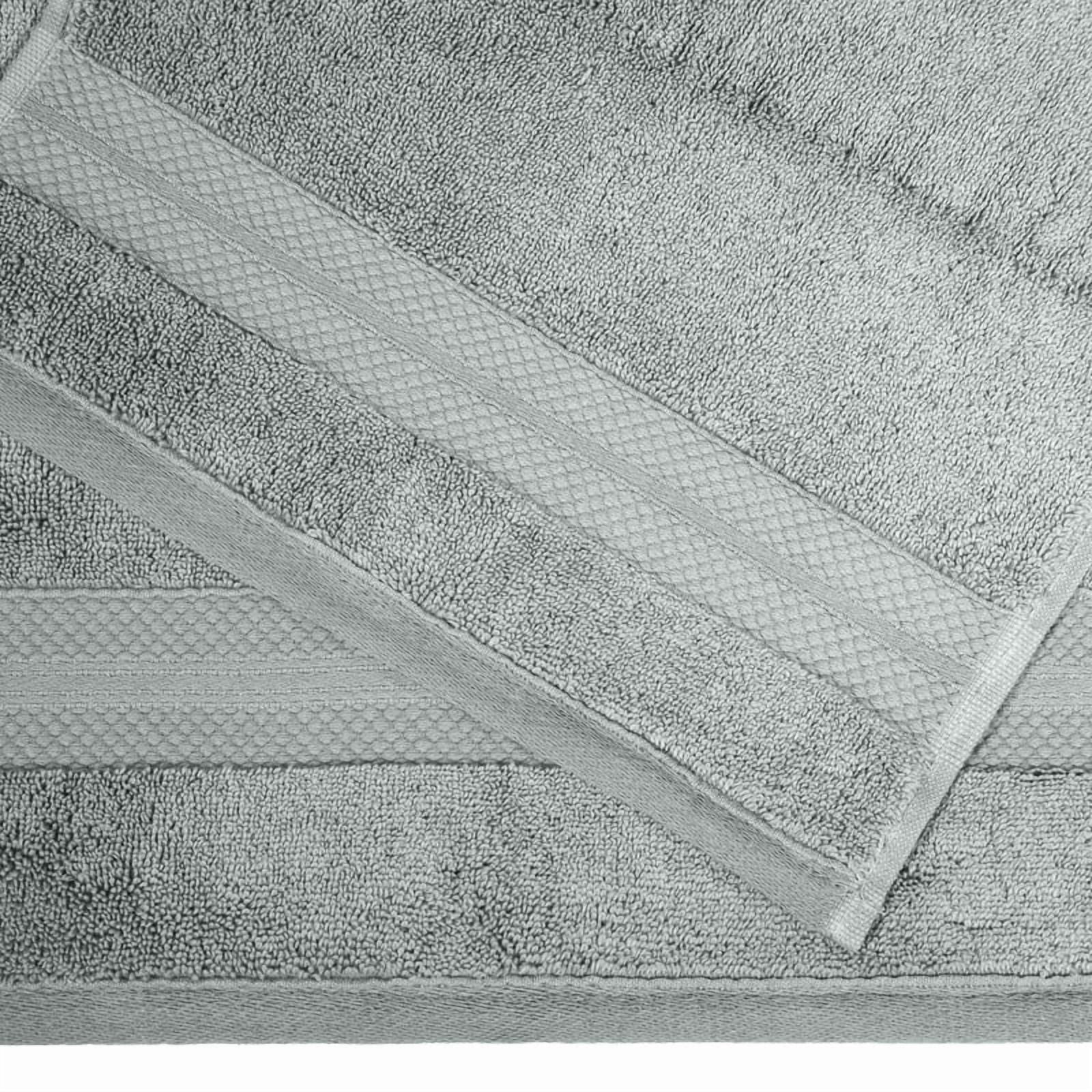 Superior Aria Turkish Cotton 3-Piece Towel Set, Ultra Soft Heavyweight Towels, Olive Green