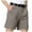Gray, variant on WERYOUNG Mens Business Casual Suit Shorts Loose Mens Cotton Trousers Stylish Trunks, White, XXXL/40
