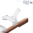 thumbnail image 3 of Ahannie Girls Strappy Sandal,Kids Open-Toe Summer Flat Sandal, 3 of 5